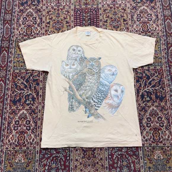 Turner Originals Other - VTG 90s Turner Originals High Desert Museum Owl T-Shirt Large Single Stitch USA